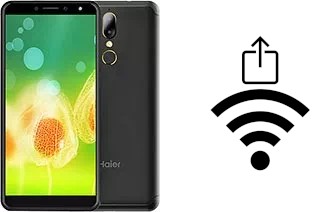 Como gerar um código QR com a senha Wifi em um Haier L8