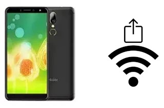 Como gerar um código QR com a senha Wifi em um Haier Leisure L8