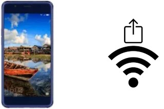 Como gerar um código QR com a senha Wifi em um HiSense A2 Pro