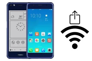 Como gerar um código QR com a senha Wifi em um HiSense A2