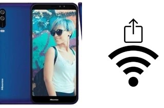 Como gerar um código QR com a senha Wifi em um HiSense E30 LITE