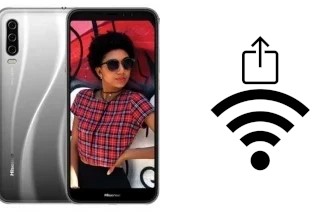 Como gerar um código QR com a senha Wifi em um HiSense E30