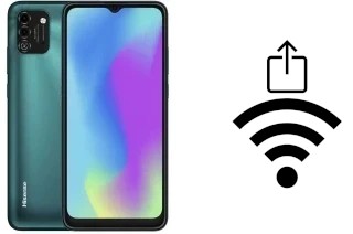 Como gerar um código QR com a senha Wifi em um HiSense e50 lite