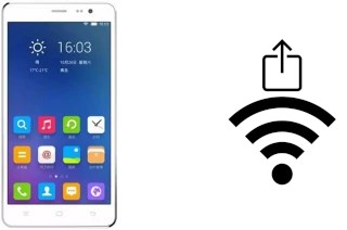 Como gerar um código QR com a senha Wifi em um HiSense E625T