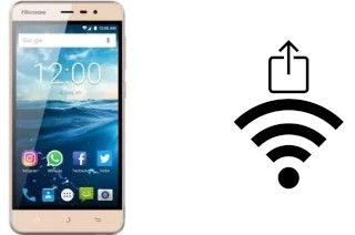 Como gerar um código QR com a senha Wifi em um HiSense F10