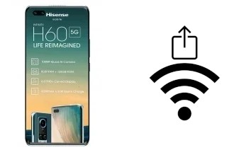 Como gerar um código QR com a senha Wifi em um HiSense H60 5G