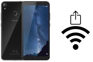 Como gerar um código QR com a senha Wifi em um HiSense Infinity H11