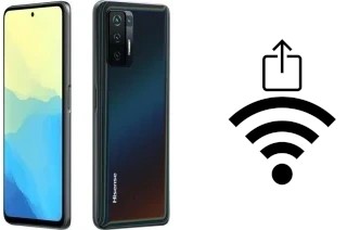 Como gerar um código QR com a senha Wifi em um HiSense INFINITY H50S 5G