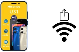 Como gerar um código QR com a senha Wifi em um HiSense U31