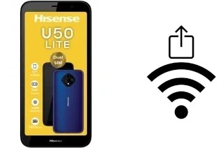 Como gerar um código QR com a senha Wifi em um HiSense U50 Lite