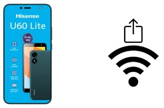 Como gerar um código QR com a senha Wifi em um HiSense U60 Lite