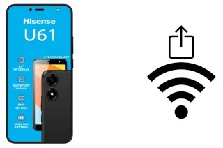 Como gerar um código QR com a senha Wifi em um HiSense U61