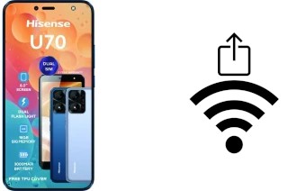 Como gerar um código QR com a senha Wifi em um HiSense U70