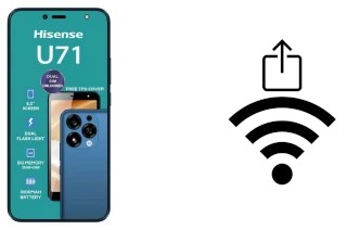 Como gerar um código QR com a senha Wifi em um HiSense U71