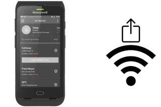 Como gerar um código QR com a senha Wifi em um Honeywell CT40