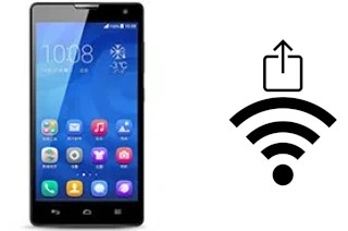 Como gerar um código QR com a senha Wifi em um Honor 3C