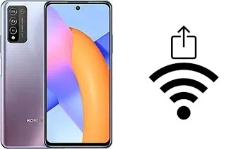 Como gerar um código QR com a senha Wifi em um Honor 10X Lite