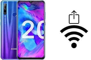 Como gerar um código QR com a senha Wifi em um Honor 20 lite