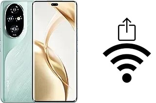 Como gerar um código QR com a senha Wifi em um Honor 200 Pro