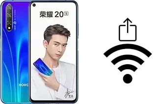 Como gerar um código QR com a senha Wifi em um Honor 20S