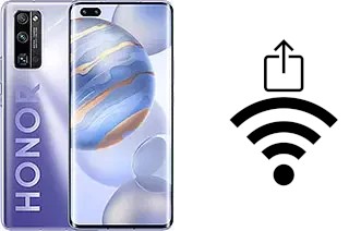 Como gerar um código QR com a senha Wifi em um Honor 30 Pro+