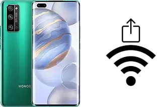 Como gerar um código QR com a senha Wifi em um Honor 30 Pro