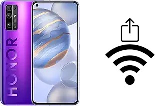 Como gerar um código QR com a senha Wifi em um Honor 30