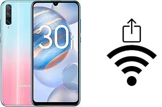 Como gerar um código QR com a senha Wifi em um Honor 30i