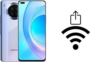 Como gerar um código QR com a senha Wifi em um Honor 50 Lite