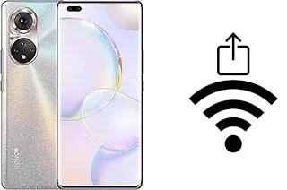 Como gerar um código QR com a senha Wifi em um Honor 50 Pro