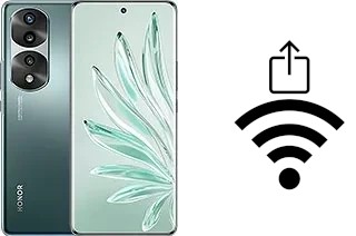 Como gerar um código QR com a senha Wifi em um Honor 70 Pro+