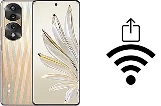 Como gerar um código QR com a senha Wifi em um Honor 70 Pro