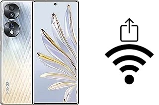 Como gerar um código QR com a senha Wifi em um Honor 70