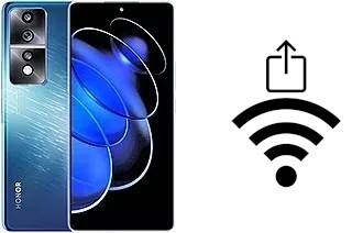 Como gerar um código QR com a senha Wifi em um Honor 80 GT