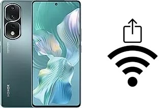 Como gerar um código QR com a senha Wifi em um Honor 80 Pro Flat