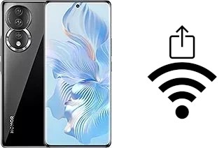 Como gerar um código QR com a senha Wifi em um Honor 80