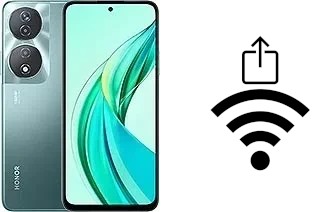 Como gerar um código QR com a senha Wifi em um Honor 90 Smart