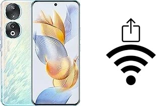 Como gerar um código QR com a senha Wifi em um Honor 90