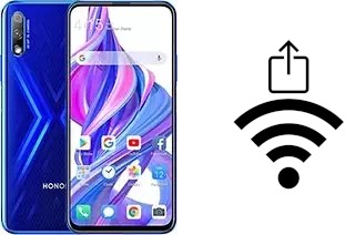 Como gerar um código QR com a senha Wifi em um Honor 9X (China)