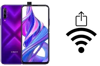 Como gerar um código QR com a senha Wifi em um Honor 9X Pro