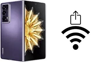 Como gerar um código QR com a senha Wifi em um Honor Magic V2