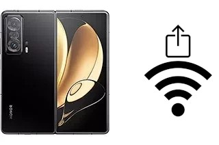 Como gerar um código QR com a senha Wifi em um Honor Magic V