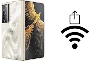 Como gerar um código QR com a senha Wifi em um Honor Magic Vs Ultimate