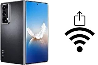 Como gerar um código QR com a senha Wifi em um Honor Magic Vs2