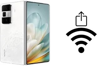 Como gerar um código QR com a senha Wifi em um Honor Magic Vs3