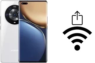 Como gerar um código QR com a senha Wifi em um Honor Magic3 Pro