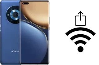 Como gerar um código QR com a senha Wifi em um Honor Magic3