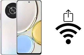 Como gerar um código QR com a senha Wifi em um Honor Magic4 Lite