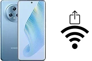 Como gerar um código QR com a senha Wifi em um Honor Magic5