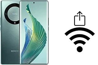 Como gerar um código QR com a senha Wifi em um Honor Magic5 Lite